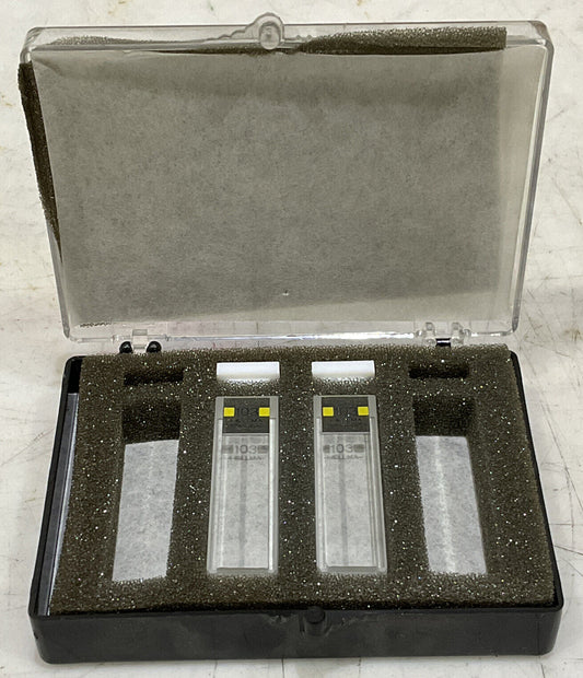 FISHER 14-385-910B ABSORPTION MACRO RECTANGLE CELLS WITH PTFE LID LOT OF 2 881