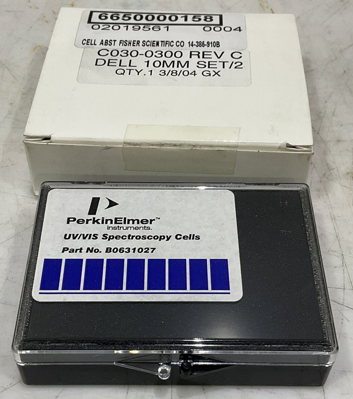 PERKIN ELMER B0631027 SPECTROSCOPY CELLS LOT OF 2 881
