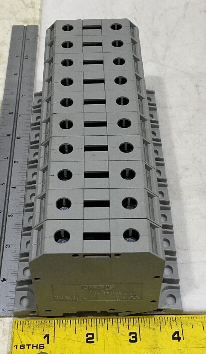 PHOENIX CONTACT UKH-50F TERMIANL BLOCK LOT OF 10 881