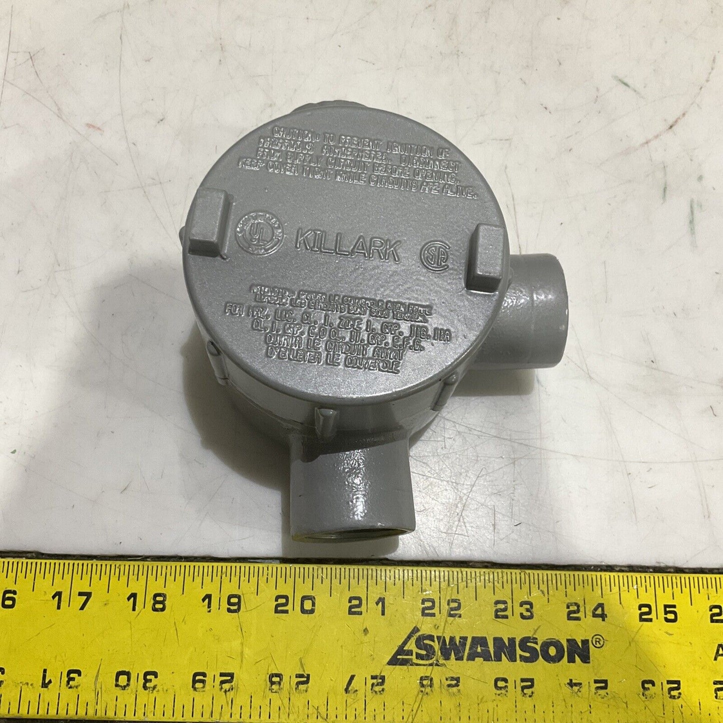 KILLARK GECTT-3 CONDUIT OUTLET BODY ALUMINUM 1” 373