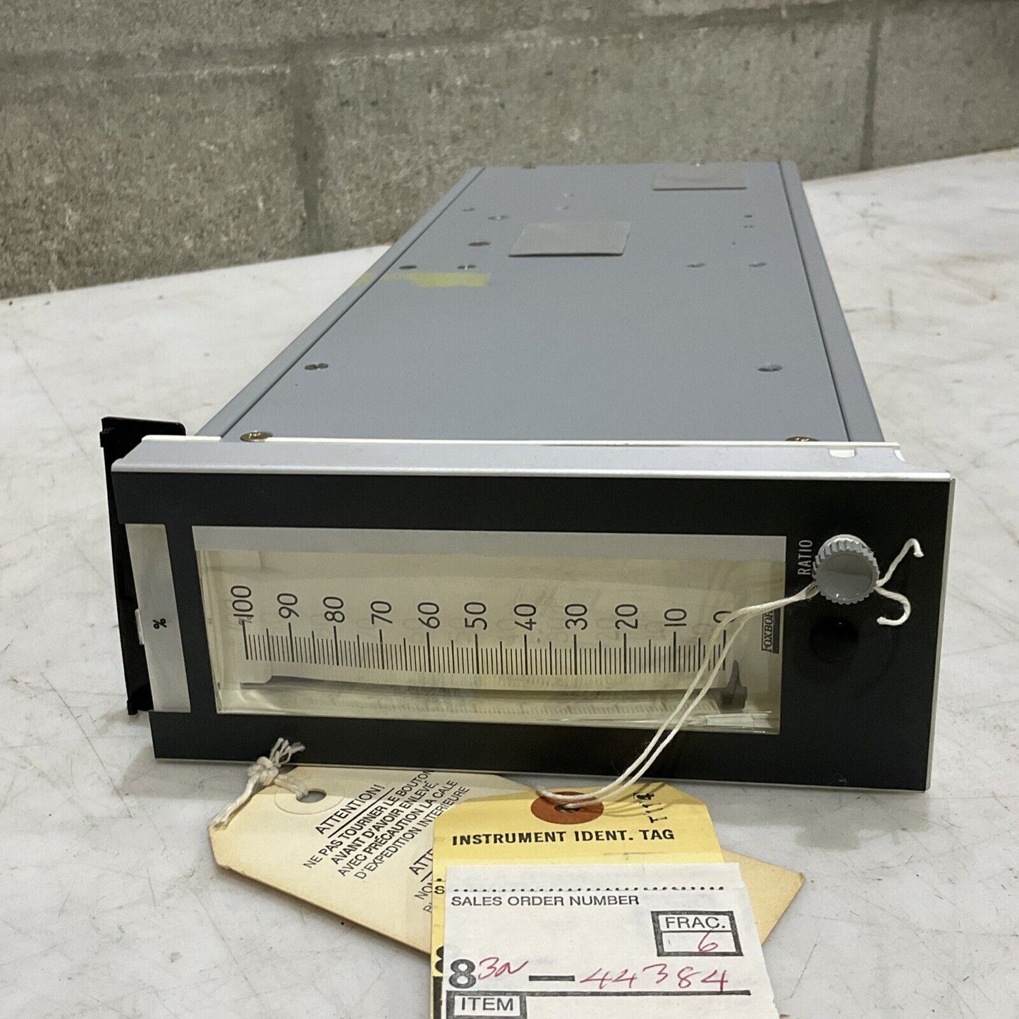 FOXBORO 235SZ 6680-345110 SPEC 200 MANUAL STATION