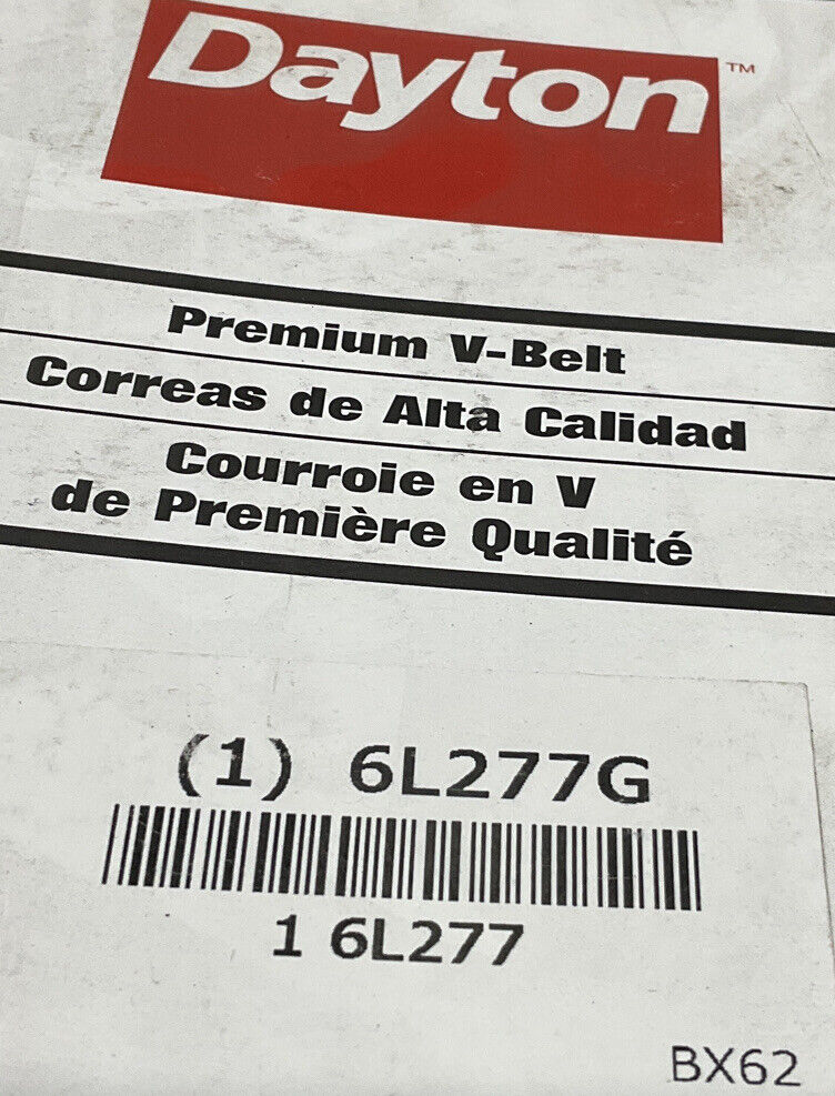 DAYTON 6L277G DRIVE BELT LOT OF 3 373