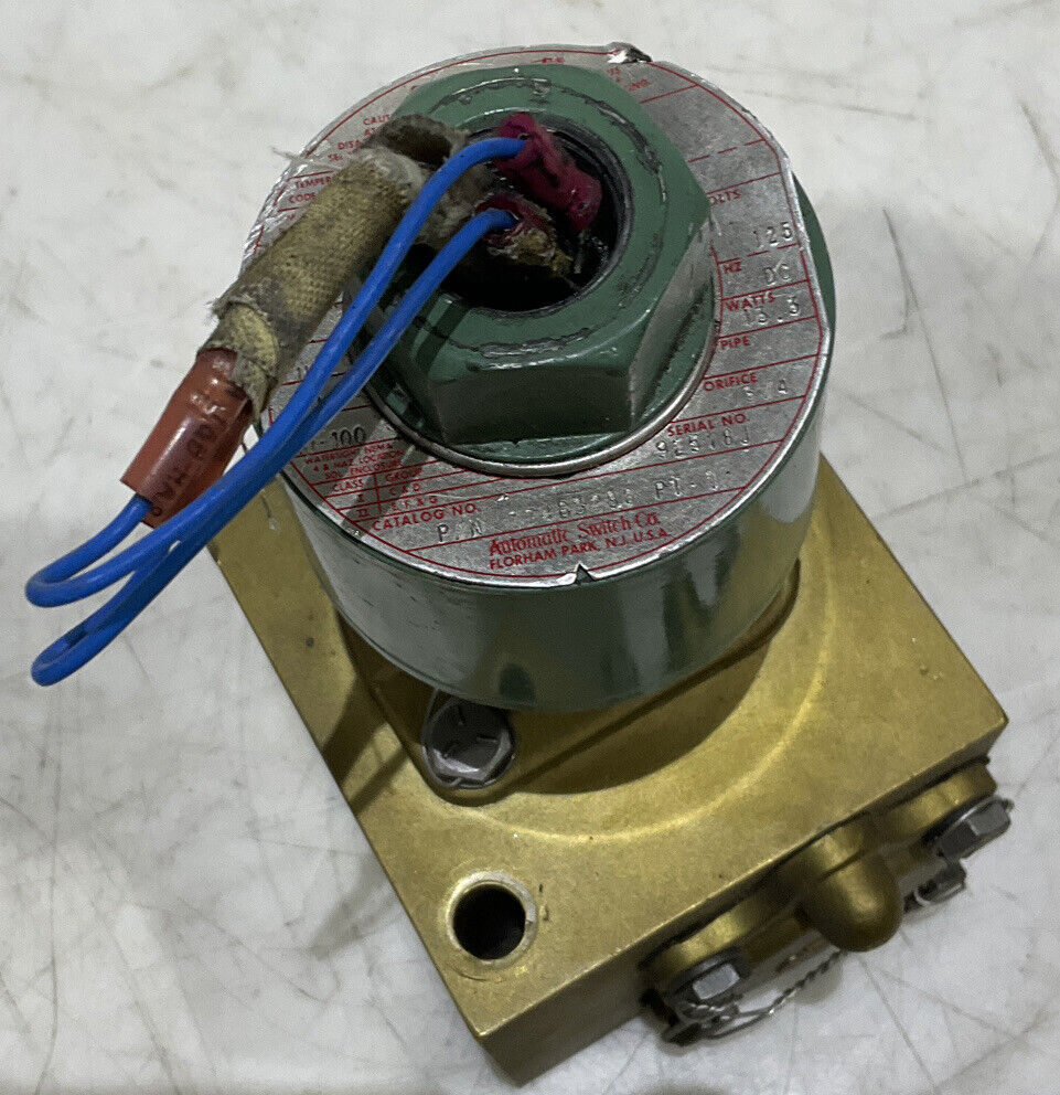ASCO 174B3296 125V EPLOSION PROOF VALVE 373