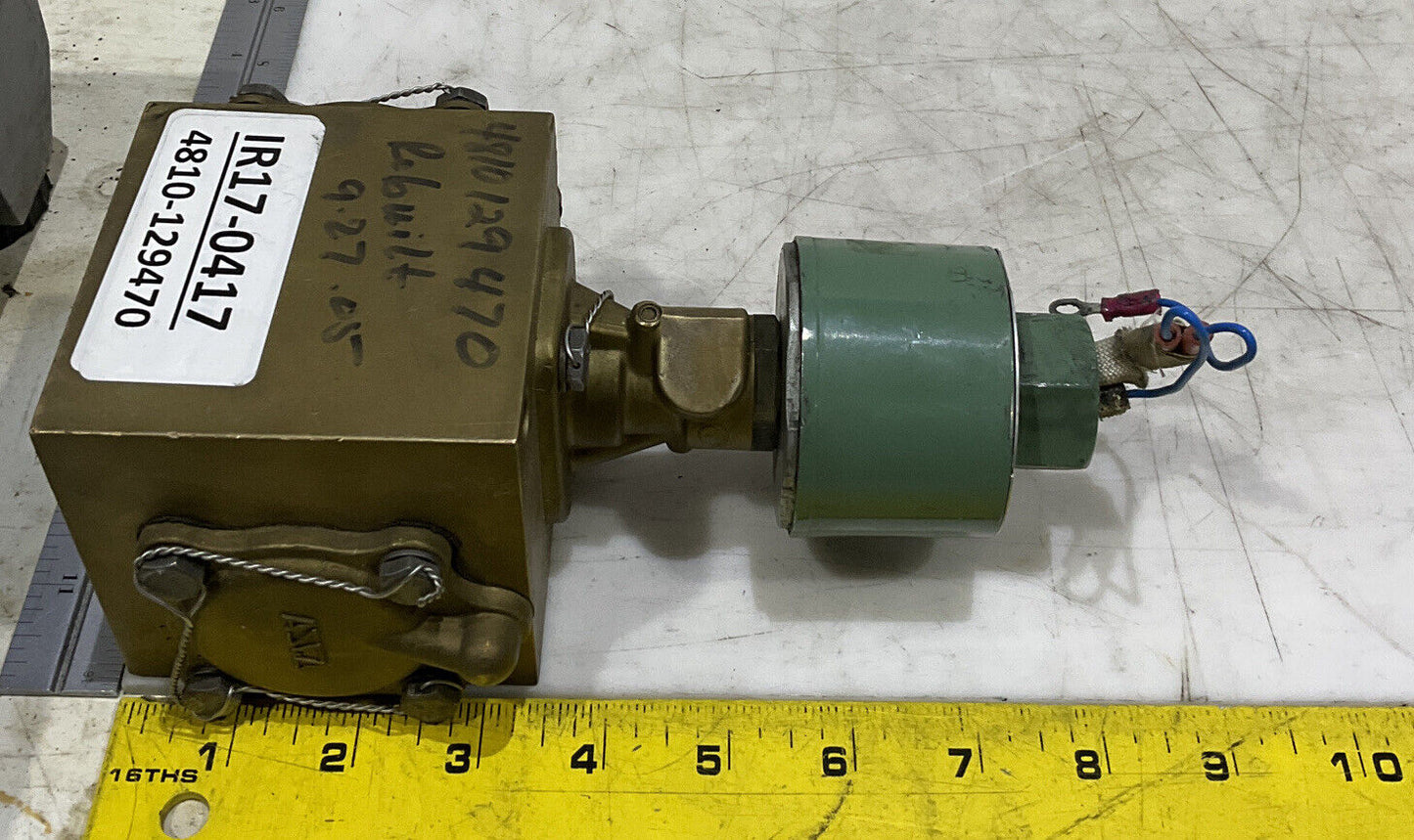 ASCO 174B3296 125V EPLOSION PROOF VALVE 373