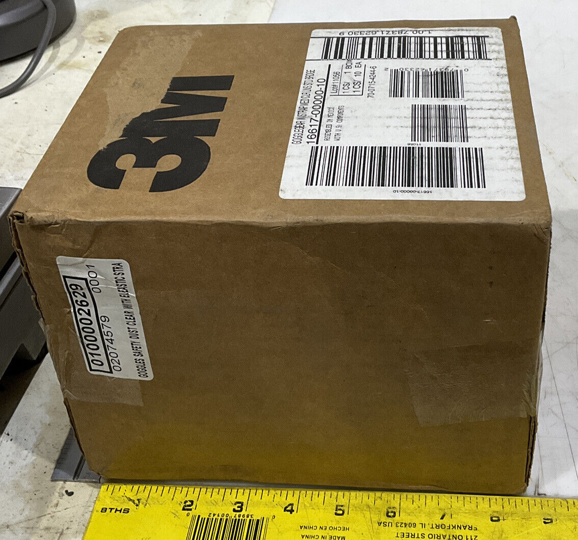 SM PURIFCATION 16617-00000-10 GOGGLEGEAR W/STRAP BOX OF 10 LOT OF 3 881