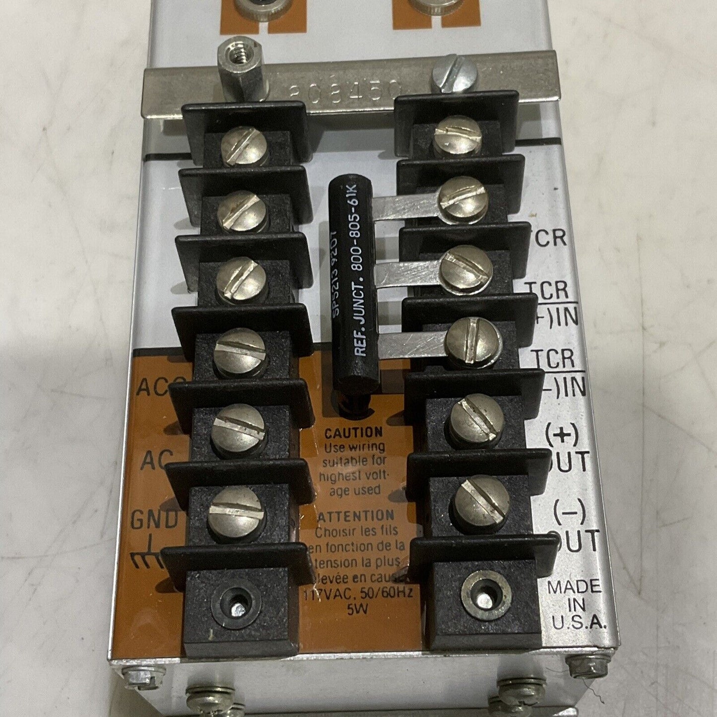 MOORE INDUSTRIES TCT/J5-10MVFS/1.5VDS THERMOCOUPLE TRANSMITTER MODULE 373