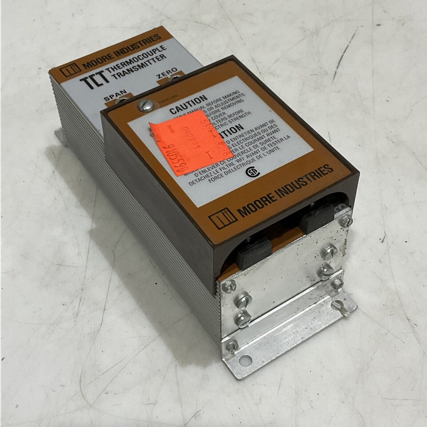 MOORE INDUSTRIES TCT/J5-10MVFS/1.5VDS THERMOCOUPLE TRANSMITTER MODULE 373