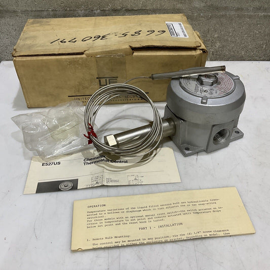 CHEMELEX E527US 12647 THERMOSTAT TYPE E110A 0-250F 20A125/250V 373