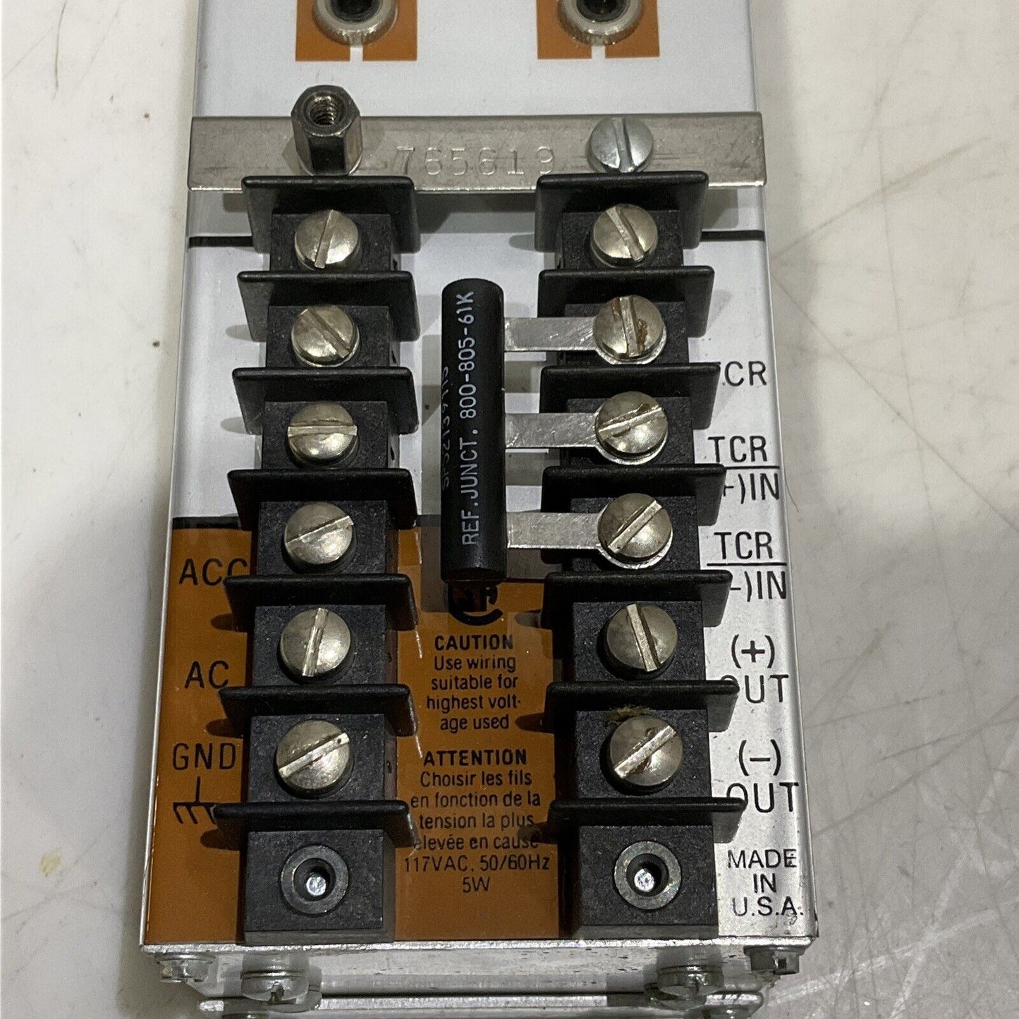 MOORE INDUSTRIES TCT/J5-10MVFS/1.5VDS THERMOCOUPLE TRANSMITTER MODULE 373