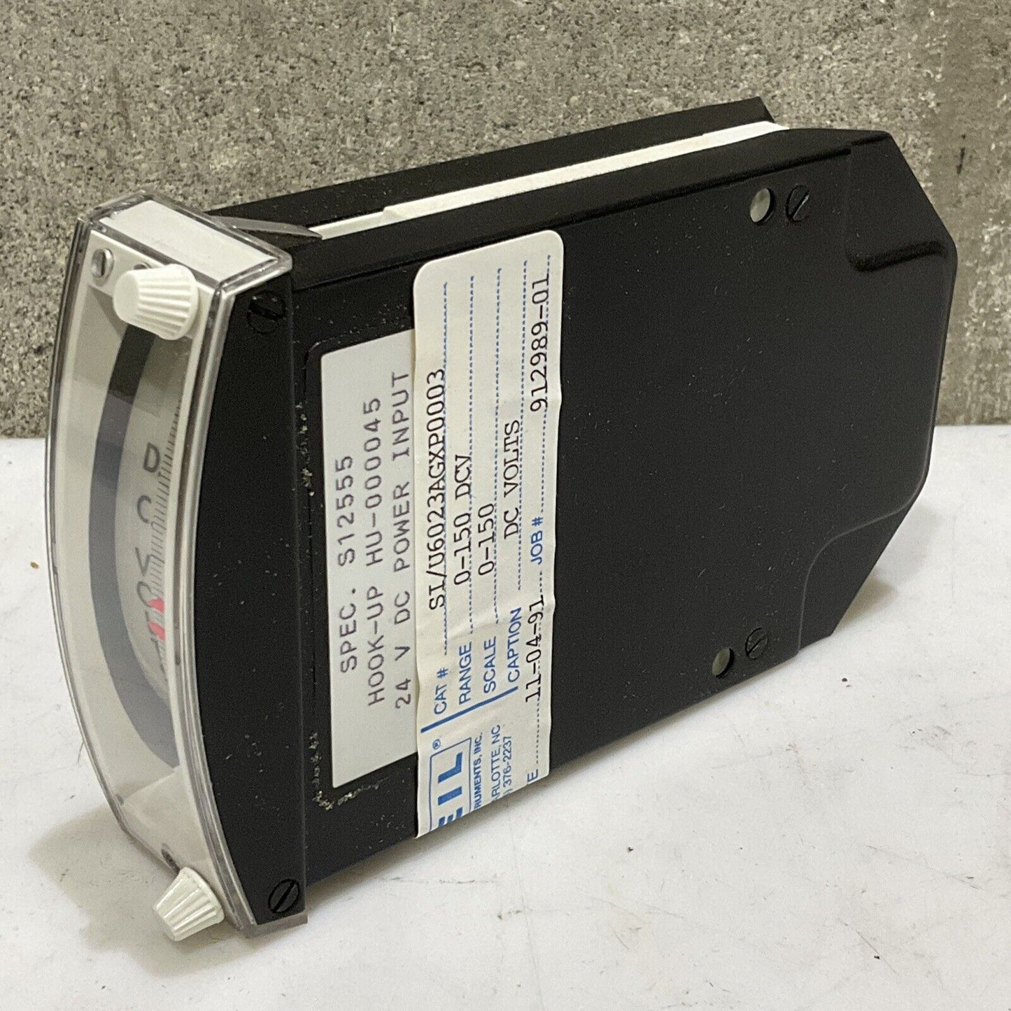 SIMPSON ELECTRIC S12555 SI/U6023AGXP0003 ELECTRICAL METER RELAY 24V DC 373