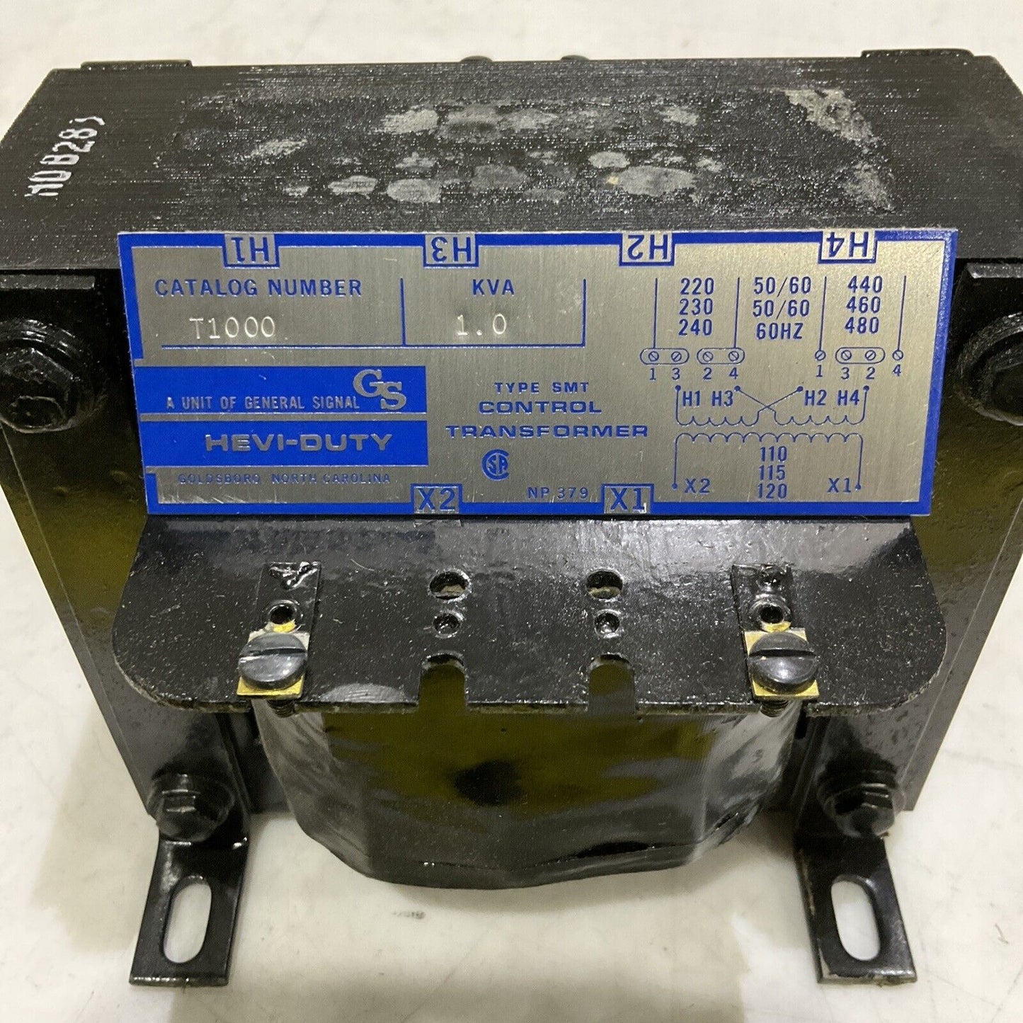HEVI-DUTY T1000 SMT CONTROL TRANSFORMER 1.0 KVA 1P 50/60HZ 240/480V 373