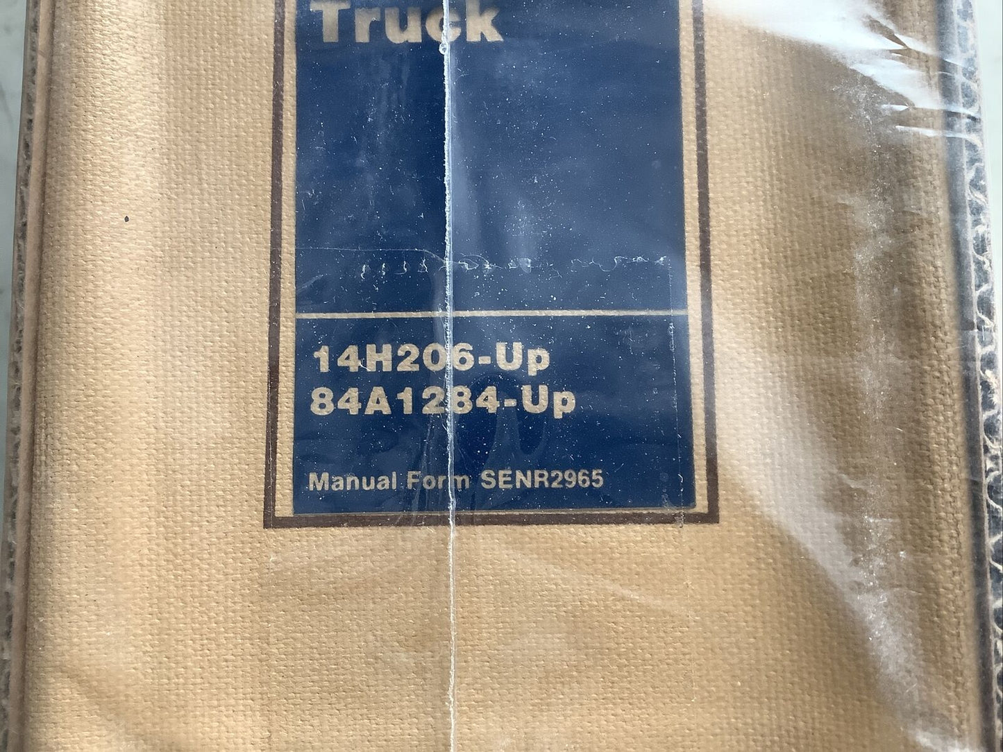 CAT SENR2965 776 WHEEL TRACTOR 777 TRUCK SERVICE MANUAL B303