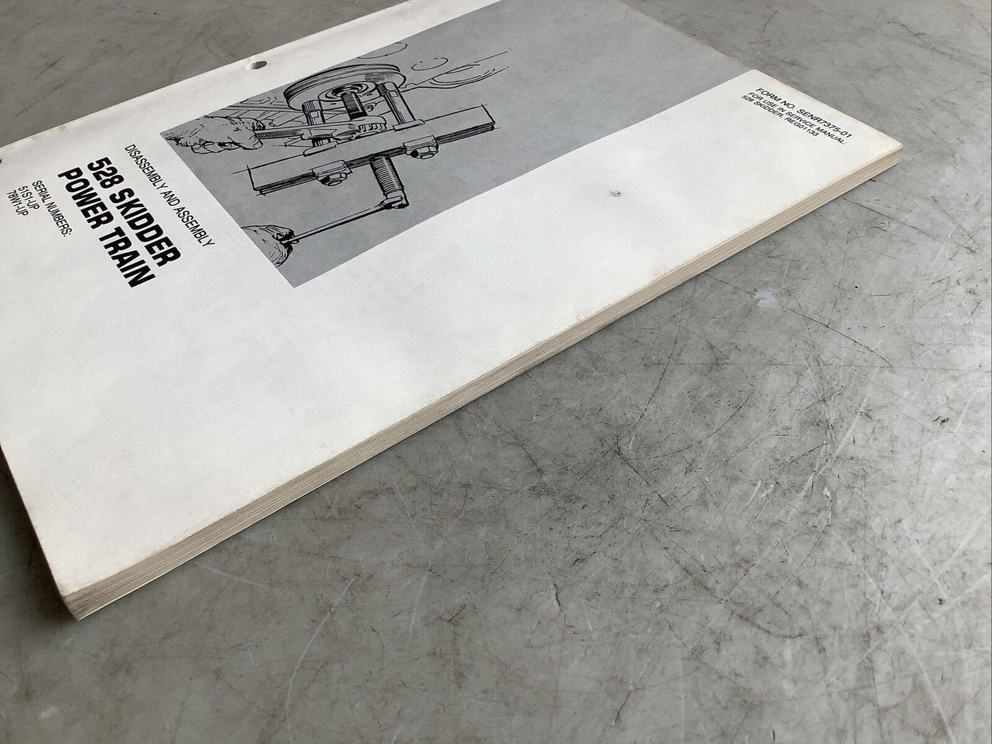 CAT SENR7375-01 528 SKIDDER POWER TRAIN MANUAL B303