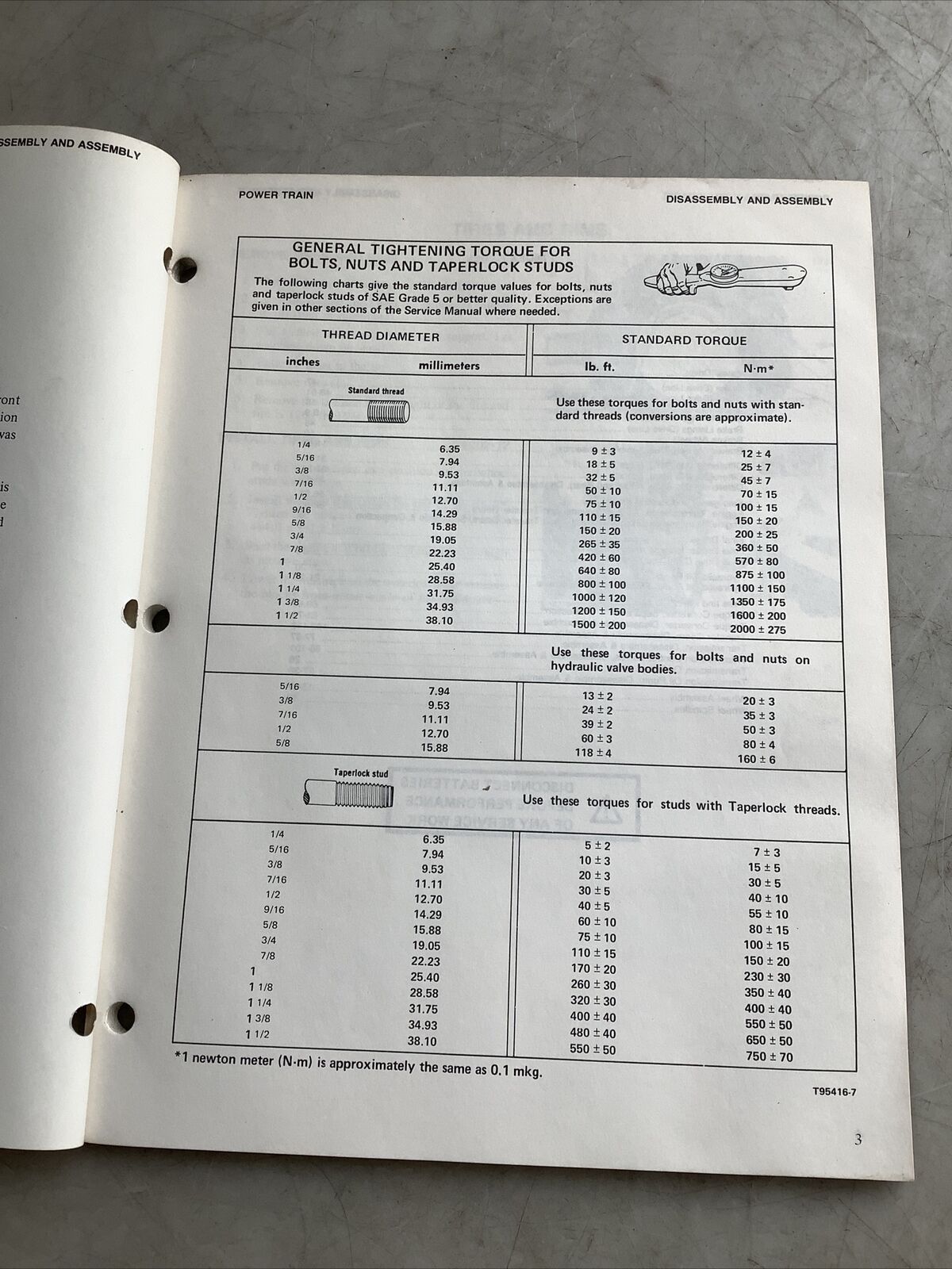 CAT SENR7375-01 528 SKIDDER POWER TRAIN MANUAL B303