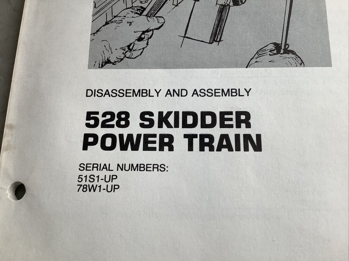 CAT SENR7375-01 528 SKIDDER POWER TRAIN MANUAL B303