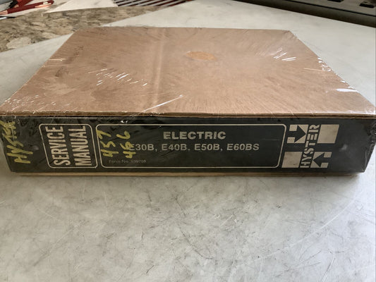 HYSTER 599798 ELECTRIC FORKLIFT MANUAL B303