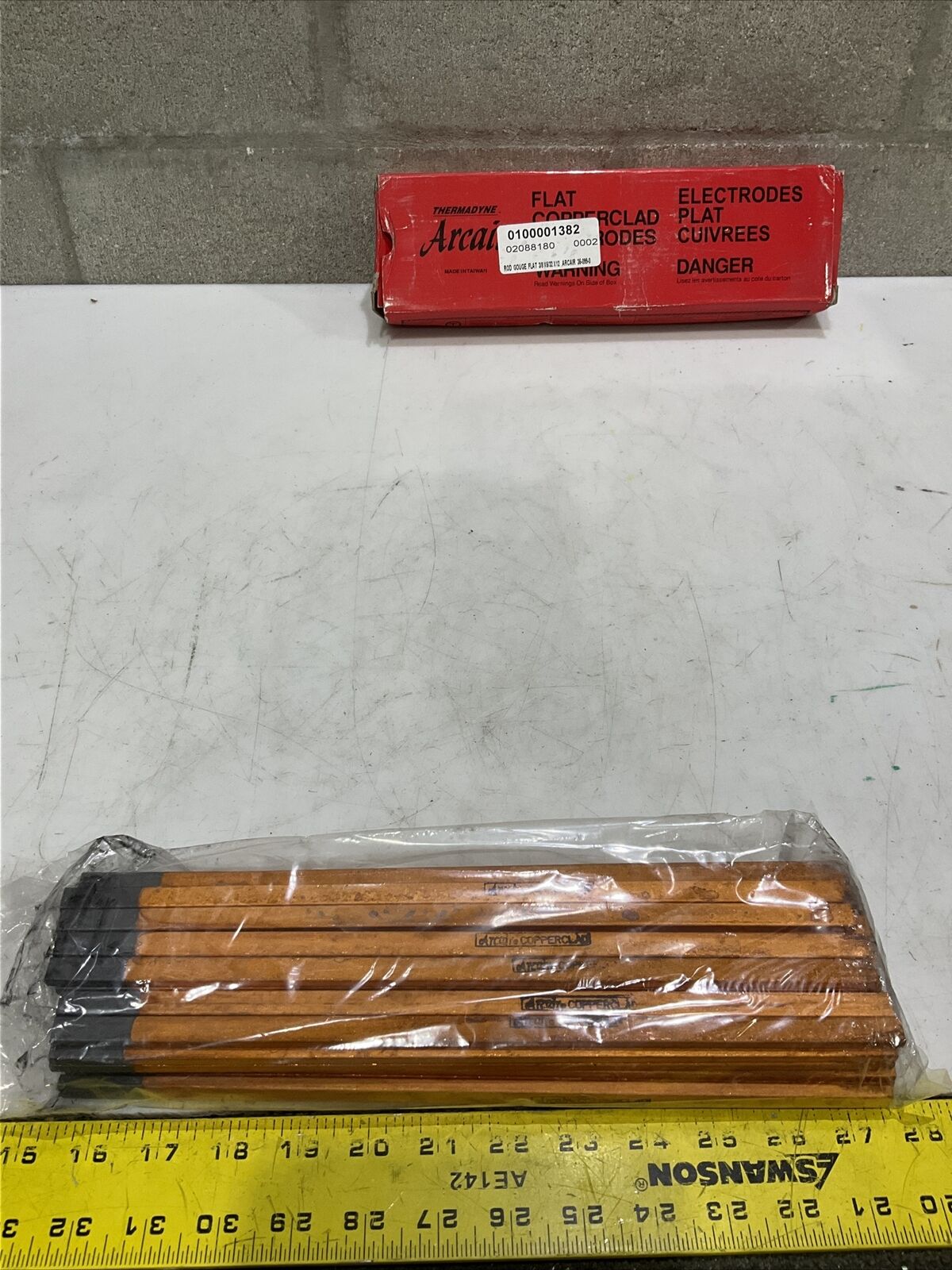 ARCAIR 35-099-003 FLAT COPPER HEAD ELECTRODES 3/8X 5/32X 12 3.5 LB OT OF 50 373