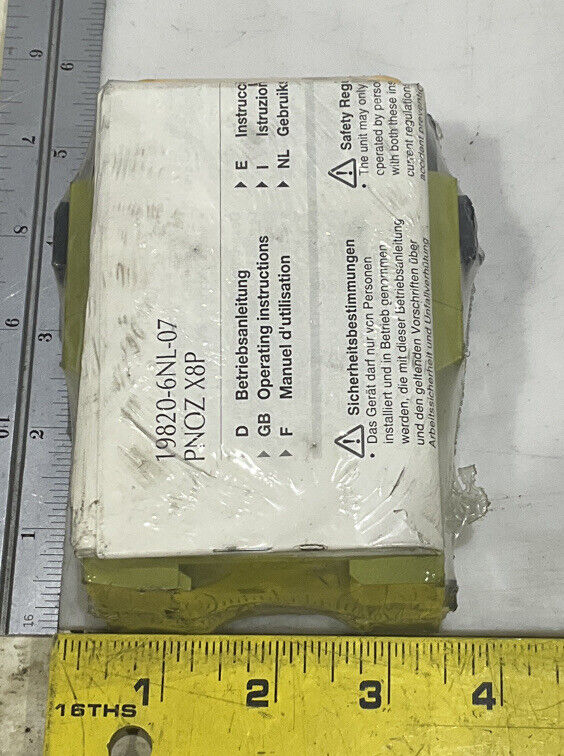 PILZ PNOZ X8P 120VAC 3N/O 50-60HZ SAFETY RELAY 881