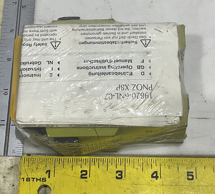 PILZ PNOZ X8P 120VAC 3N/O 50-60HZ SAFETY RELAY 881