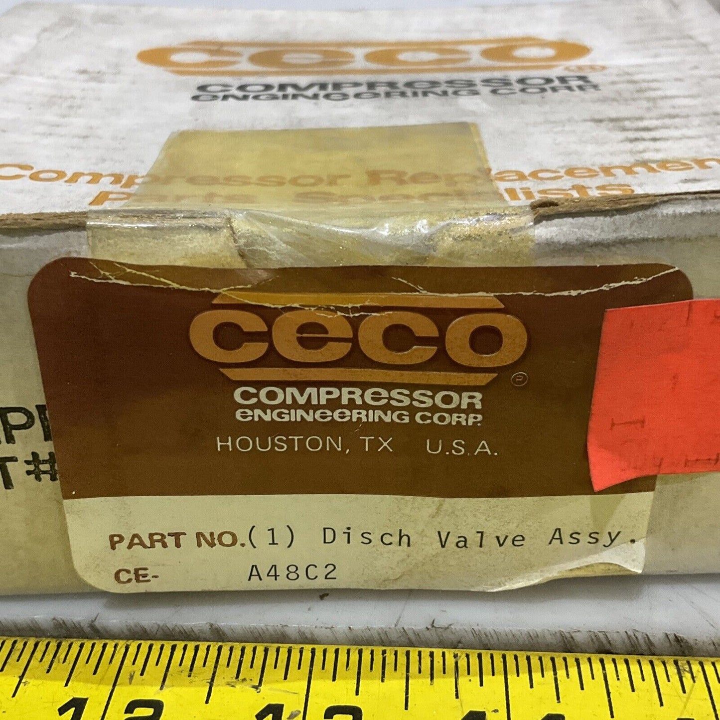 CECO A48C2 DISCHARGE REPAIR VALVE ASSEMBLY 373