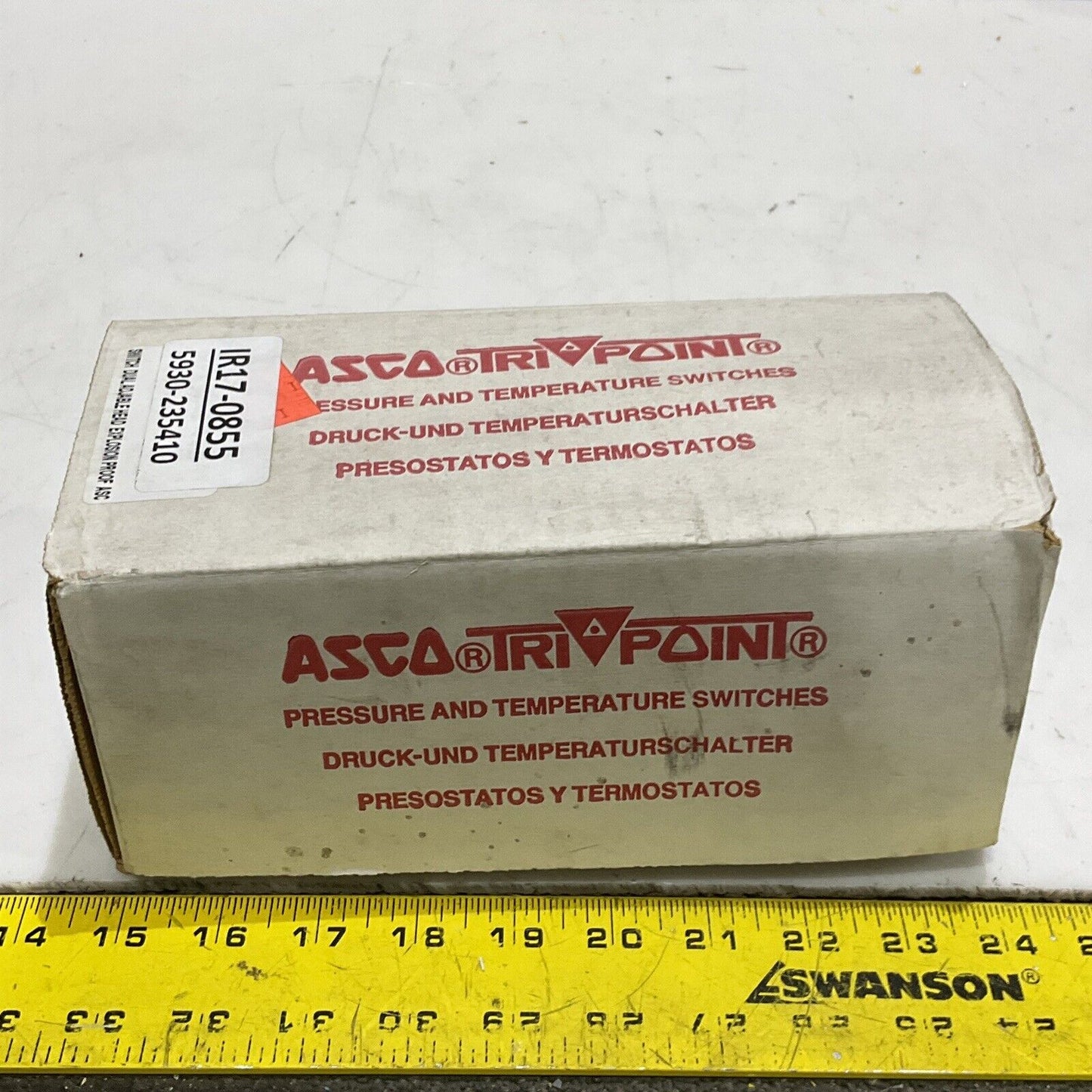 ASCO SC32D TRIPOINT EXPLOSION PROOF TEMPERATURE SWITCH 373