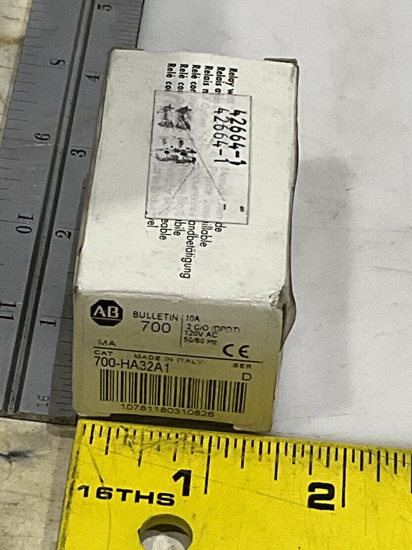 ALLEN-BRADLEY 700-HA32A1 RELAY DPDT 120VAC 373