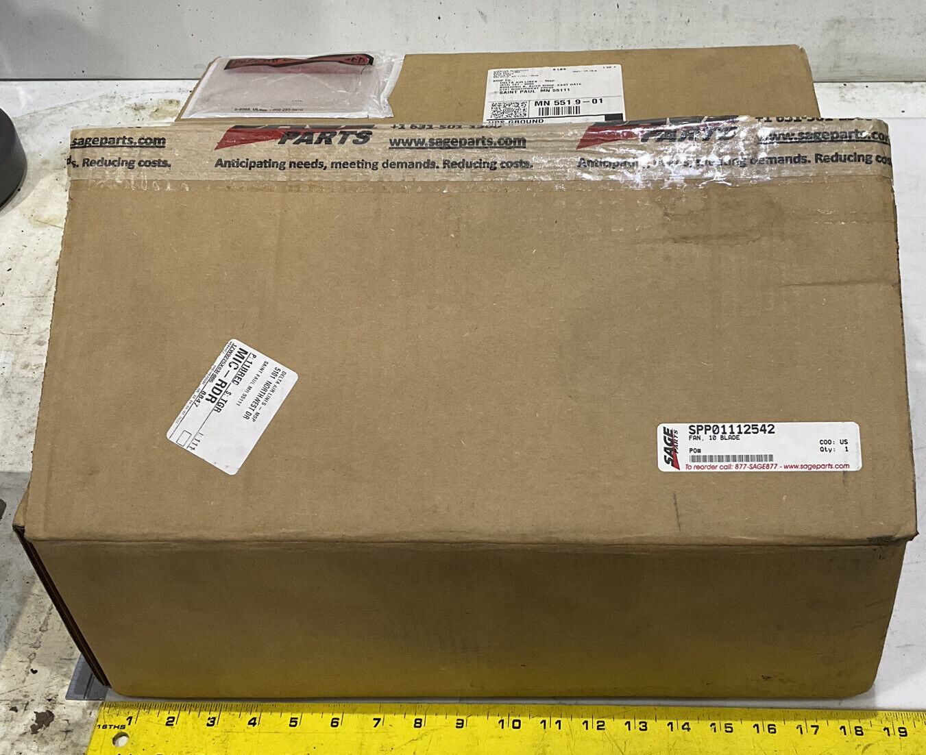 SAGE SPP01112542 10 BLADE FAN 881