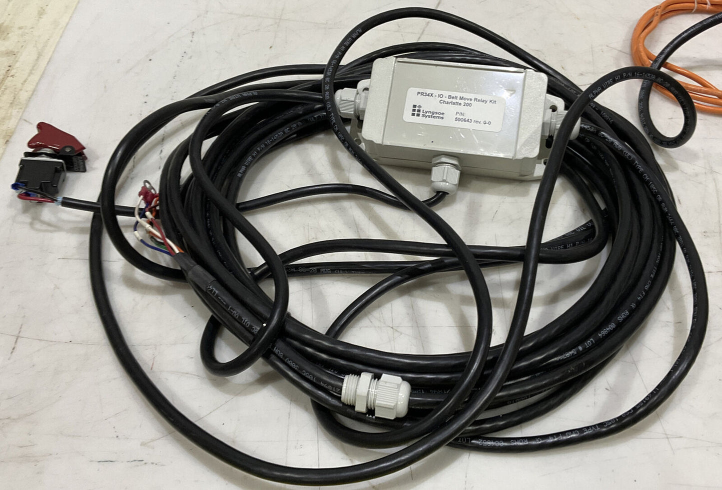 LYNGSOE SYSTEMS 600219 REV 0-0 PR34X-IO IBM EXPANDER CBL200 ASSEMBLY 881