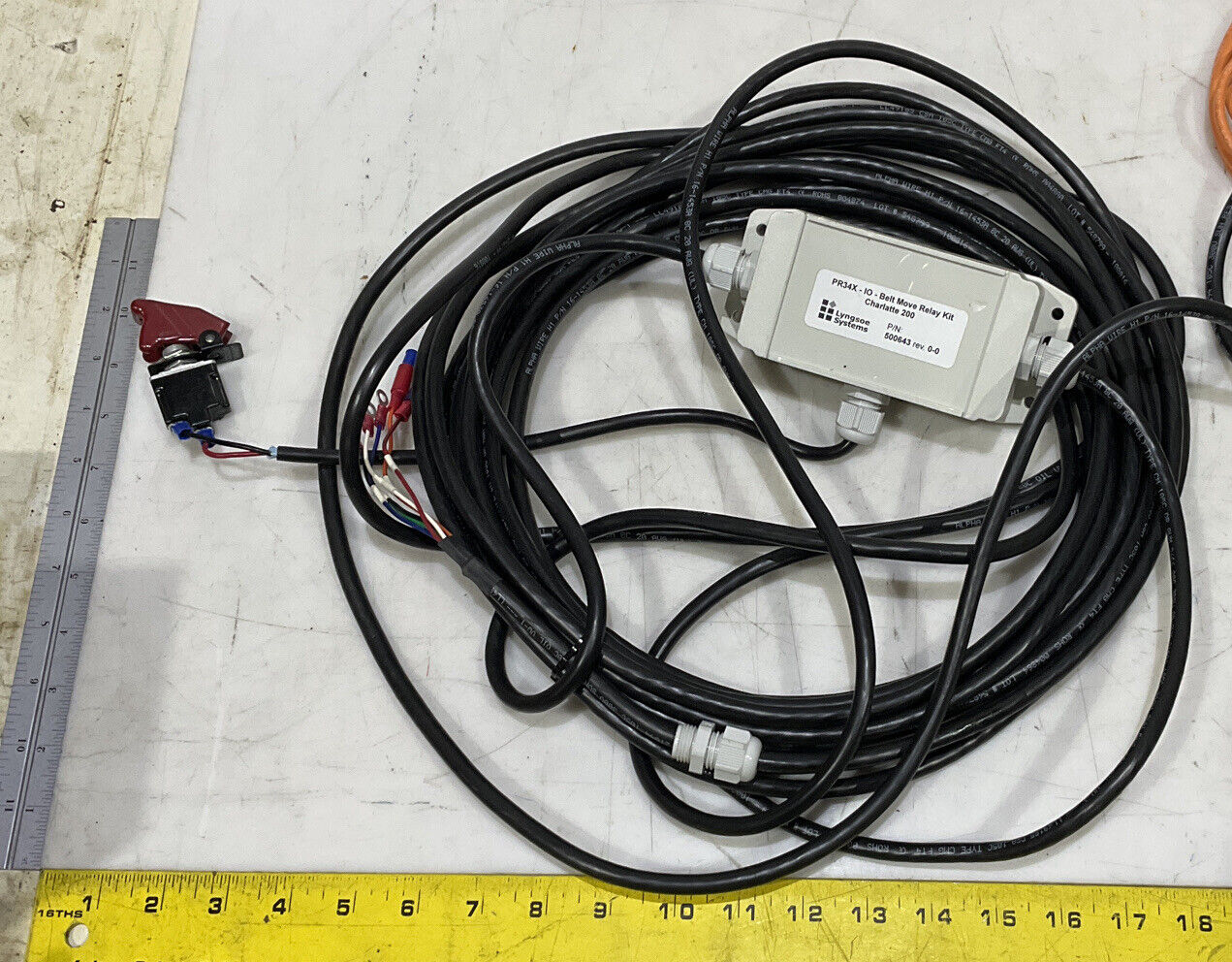 LYNGSOE SYSTEMS 600219 REV 0-0 PR34X-IO IBM EXPANDER CBL200 ASSEMBLY 881