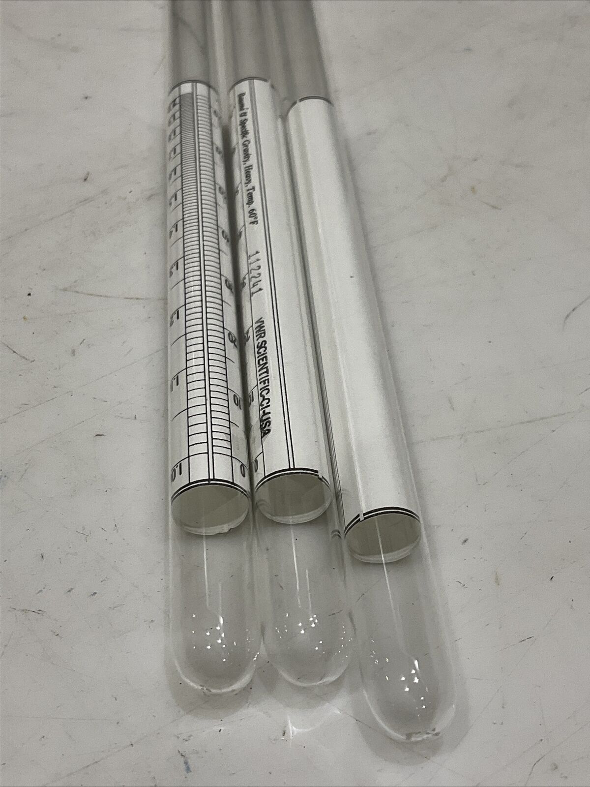 VWR BRAND 34640-003 HYDROMETER 1.000/2.000 SPGR 280 MM LOT OF 3 373