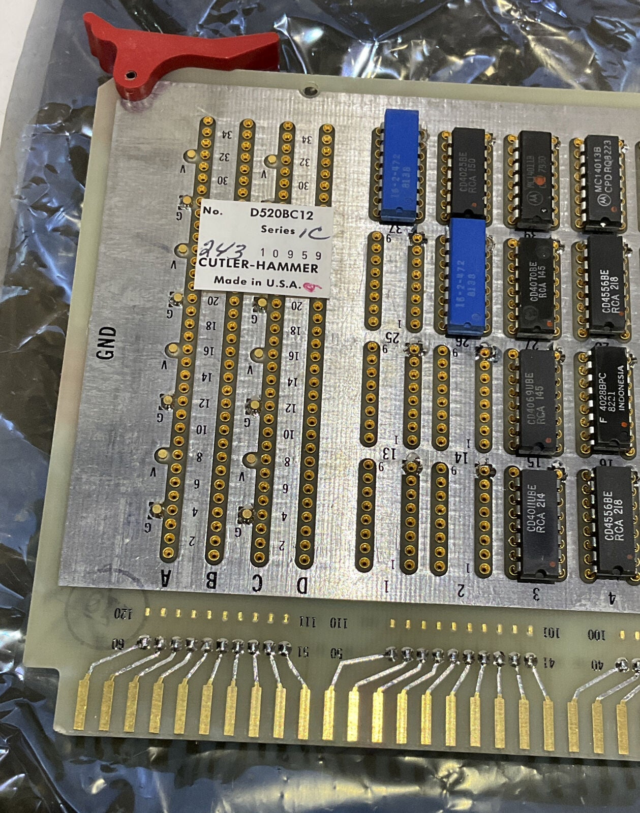 EATON CUTLER-HAMMER D520BC12 DIRECTROL CONTROL UNIT LOGIC B CIRCUIT BOARD 373