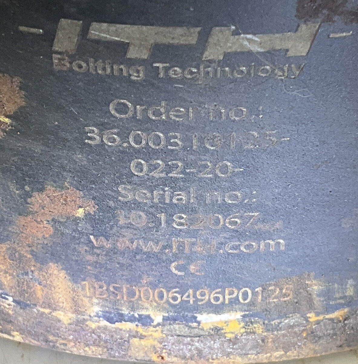 ITH BOLTING 1BSD006496P0125 TENSIONING CYLINDER 881