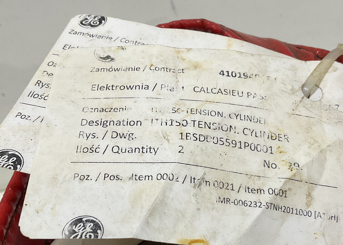 ITH BOLTING 1BDS005591P1 TENSIONING CYLINDER 881