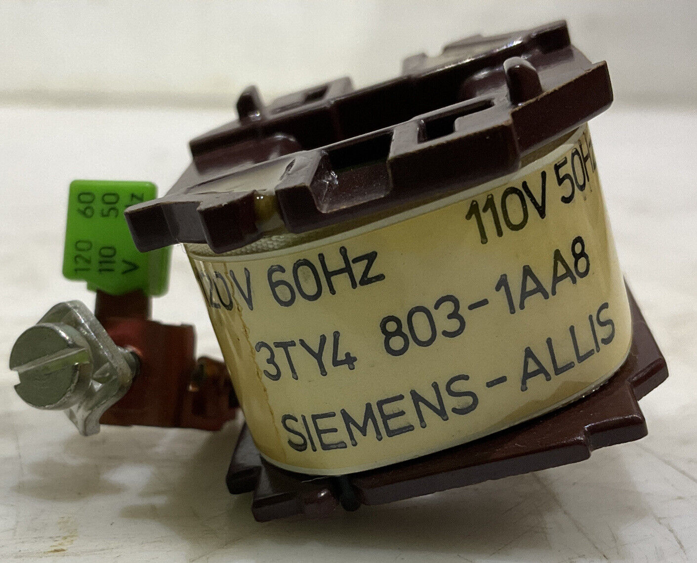 SIEMENS-ALLIS 3TY4803-1AA8 RCN RELAY CONTACTOR STARTER COIL 373