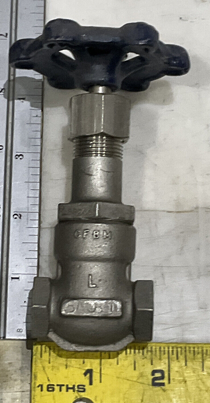 POWELL 1832 B16.34 CL200 THREADED GATE VALVE 373