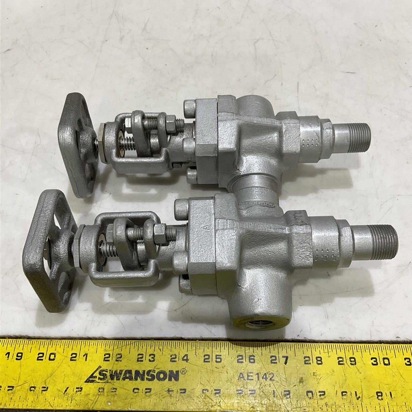 PENBERTHY GAGE VALVES 64856-500 730 VALVE WITH BALL CHECK 1/2” 3/4” LOT OF 2 373