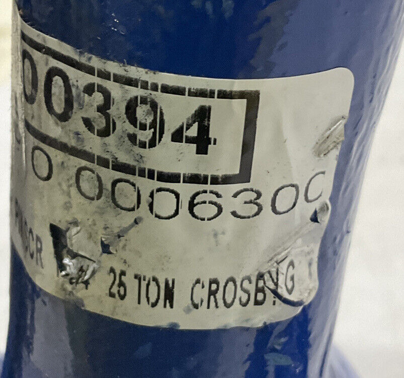 CROSBY 25 TON SREW PIN SHACKLE ANCHOR BLUE 373