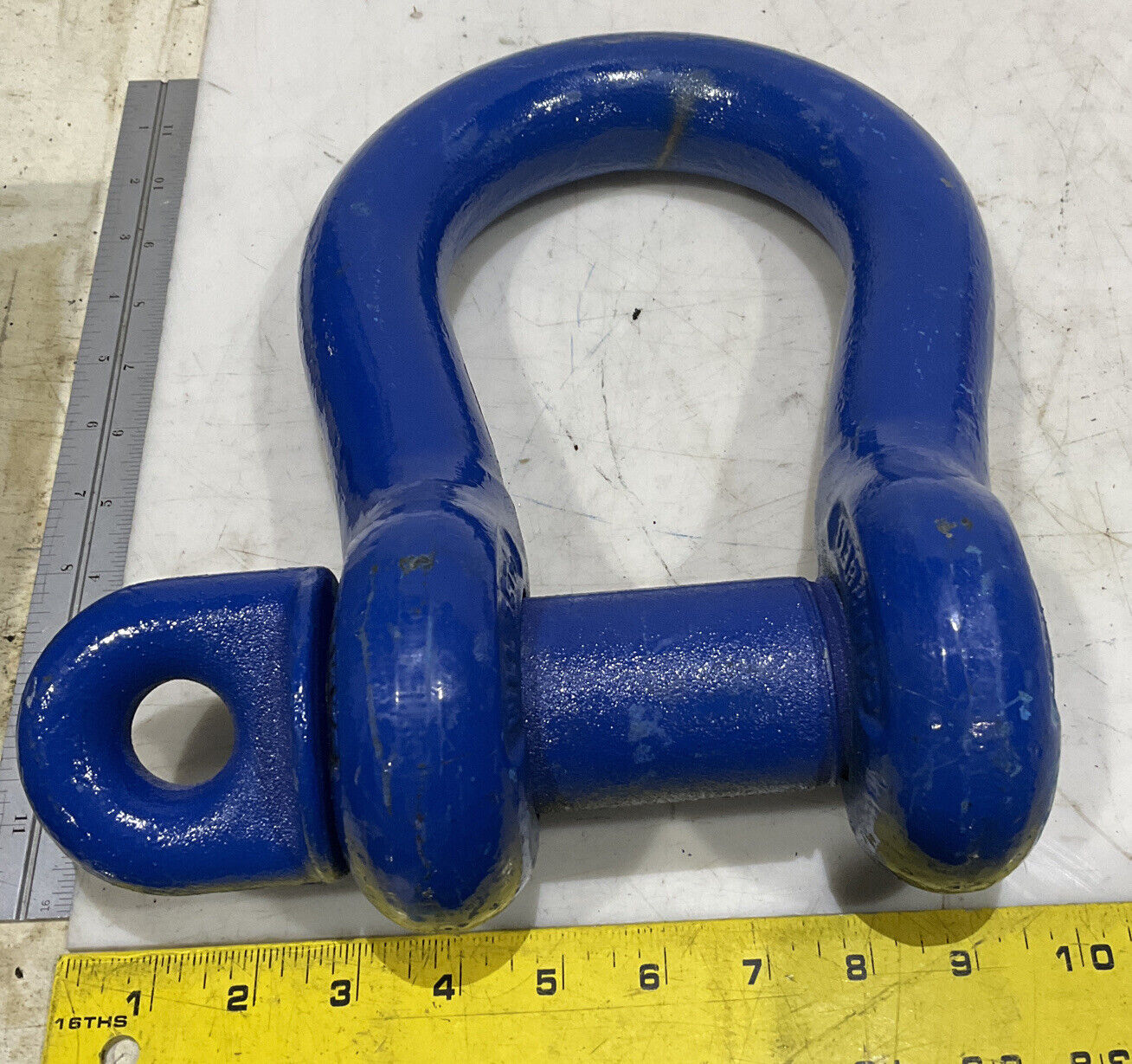 CROSBY 25 TON SREW PIN SHACKLE ANCHOR BLUE 373