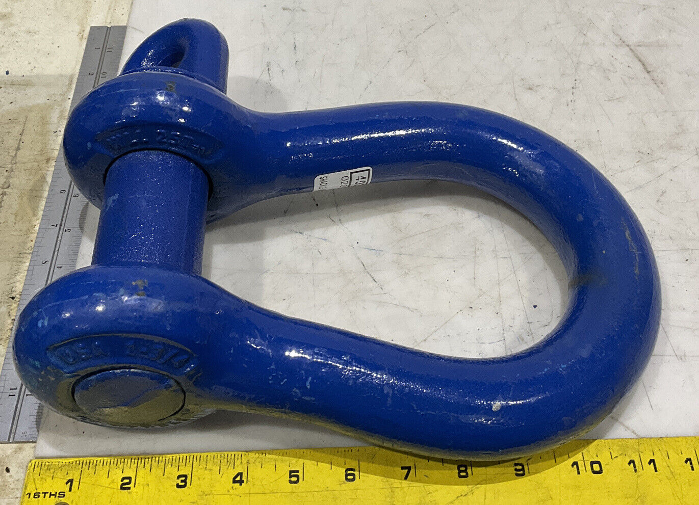 CROSBY 25 TON SREW PIN SHACKLE ANCHOR BLUE 373