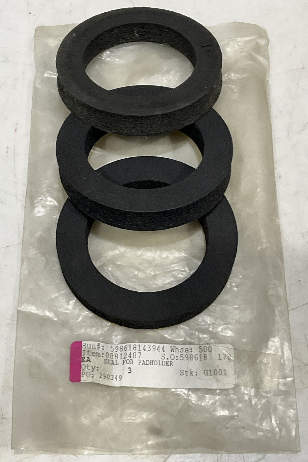 NILFISK 08812487 SEAL FOR PADHOLDER LOT OF 3 373
