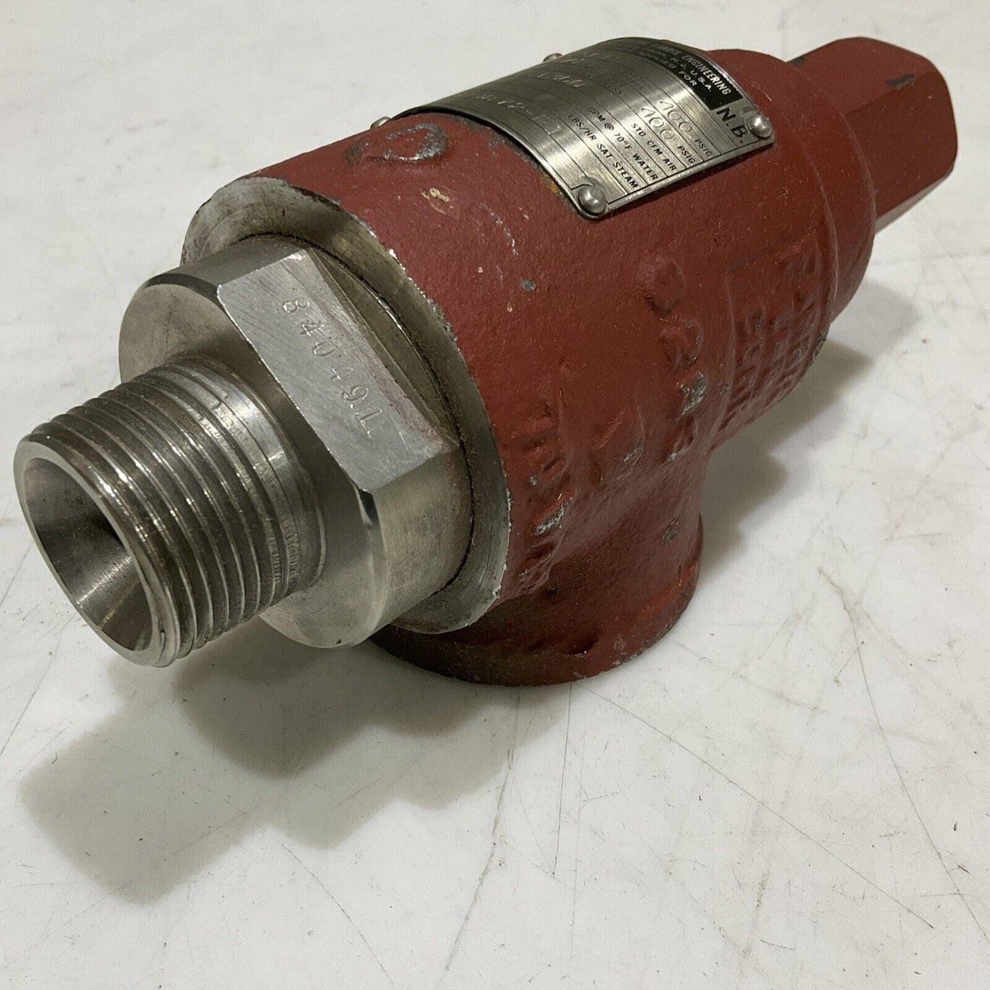 TELEDYNE FARRIS ENGINEERING 1850H VALVE 400 PSIG 1X11/2 1300 373