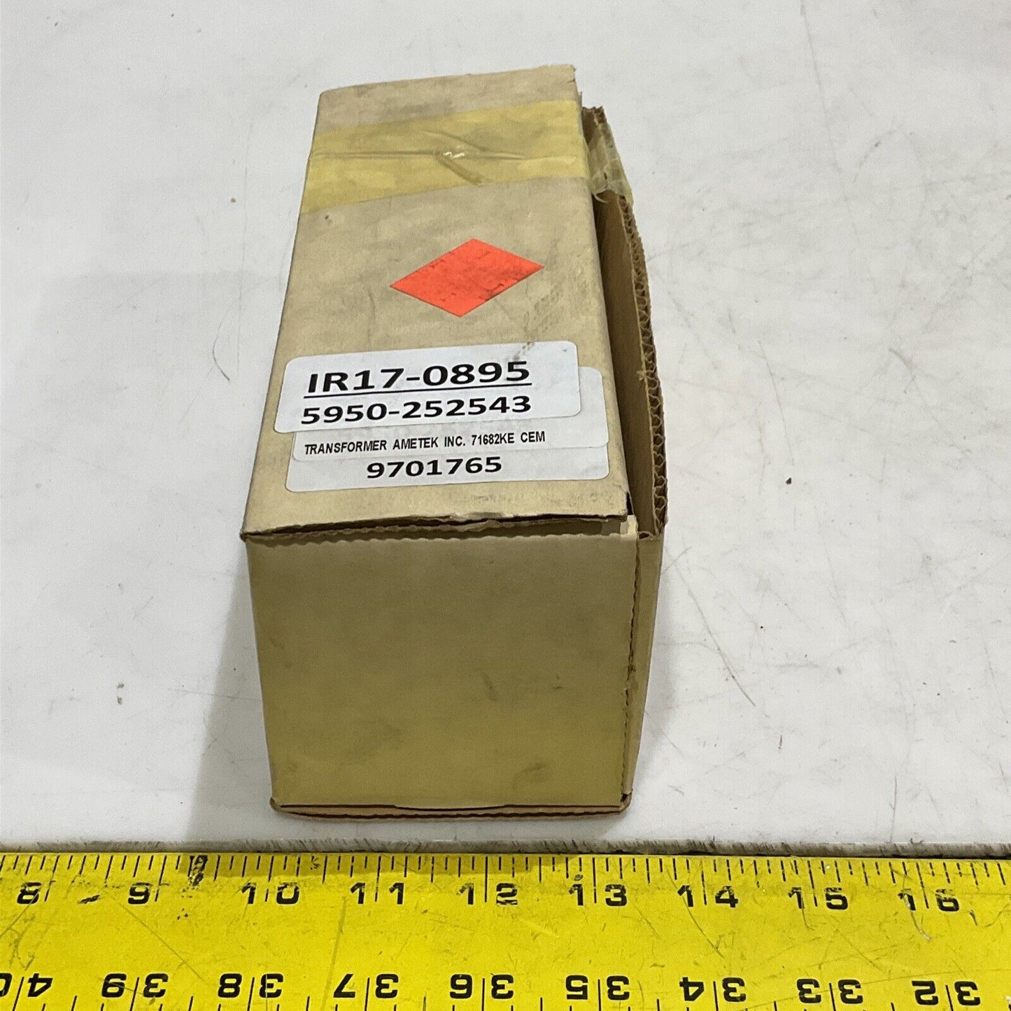 AMETEK 71682KE TRANSFORMER 25238 JE GTC 1240-27 373