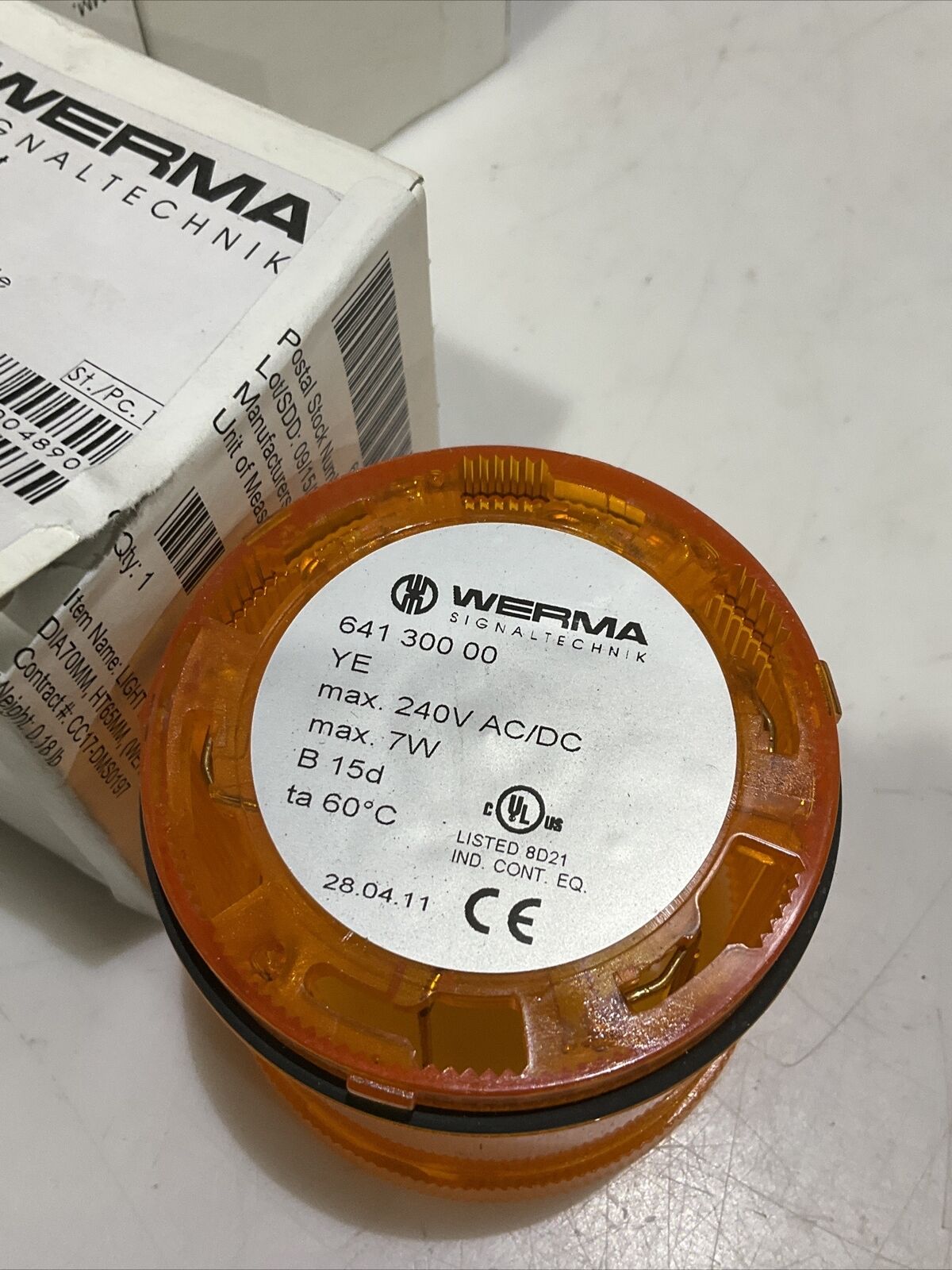 WERMA 641 300 00 641 200 LIGHT ELEMENTS CLEAR RED GREEN YELLOW LOT OF 21 U3S