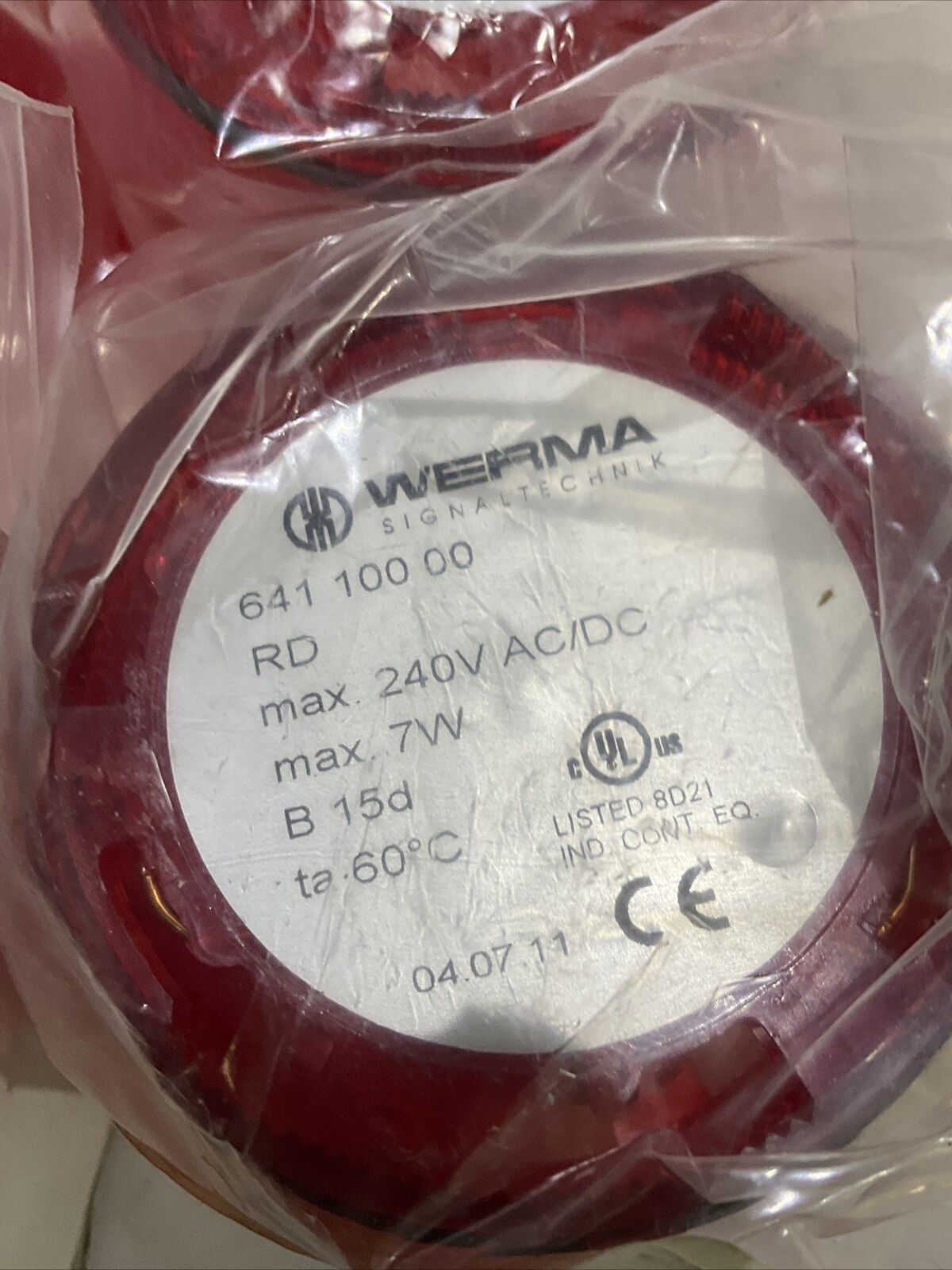 WERMA 641 300 00 641 200 LIGHT ELEMENTS CLEAR RED GREEN YELLOW LOT OF 21 U3S