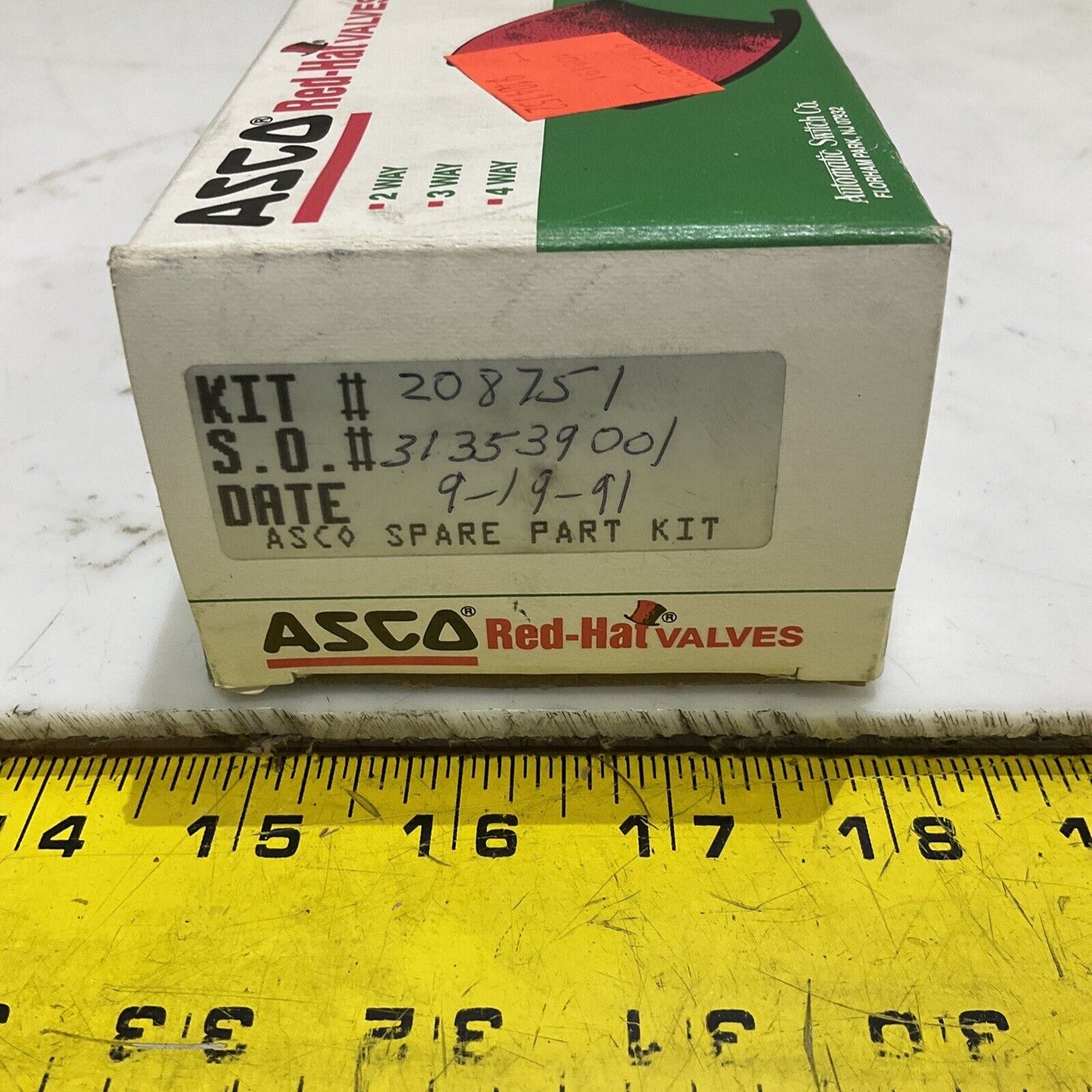 ASCO 208751 SOLENOID VALVE SPARE PART REBUILD KIT 373