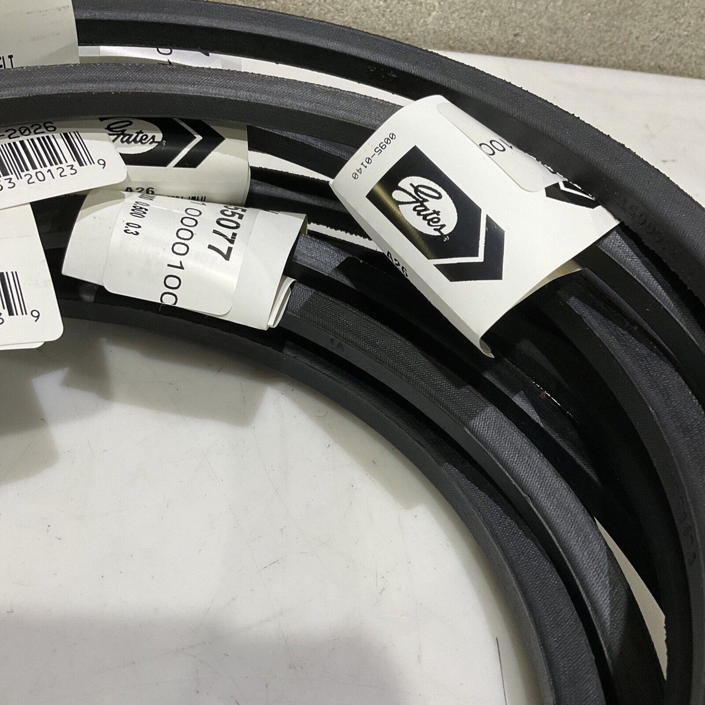 GATES A26 9002-2026 HI-POWER II V-BELT LOT OF 10 373