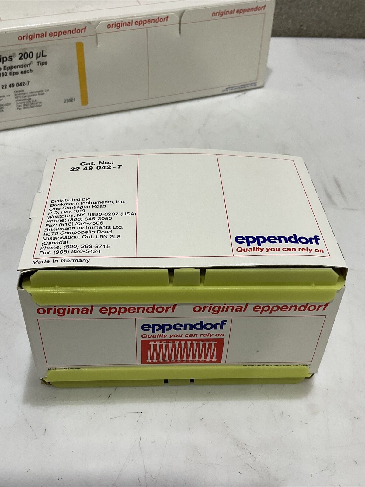 EPPENDORF 22 49 042-7 960 ENVIROTIPS PIPETTE TIPS 100 MICROLITER ￼373