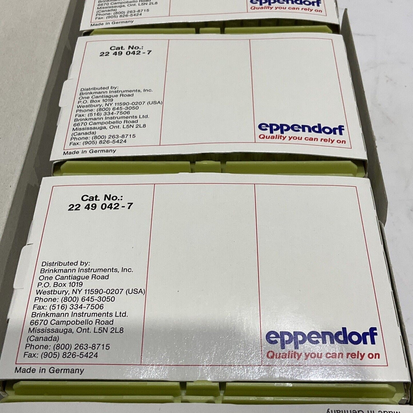 EPPENDORF 22 49 042-7 960 ENVIROTIPS PIPETTE TIPS 100 MICROLITER ￼373