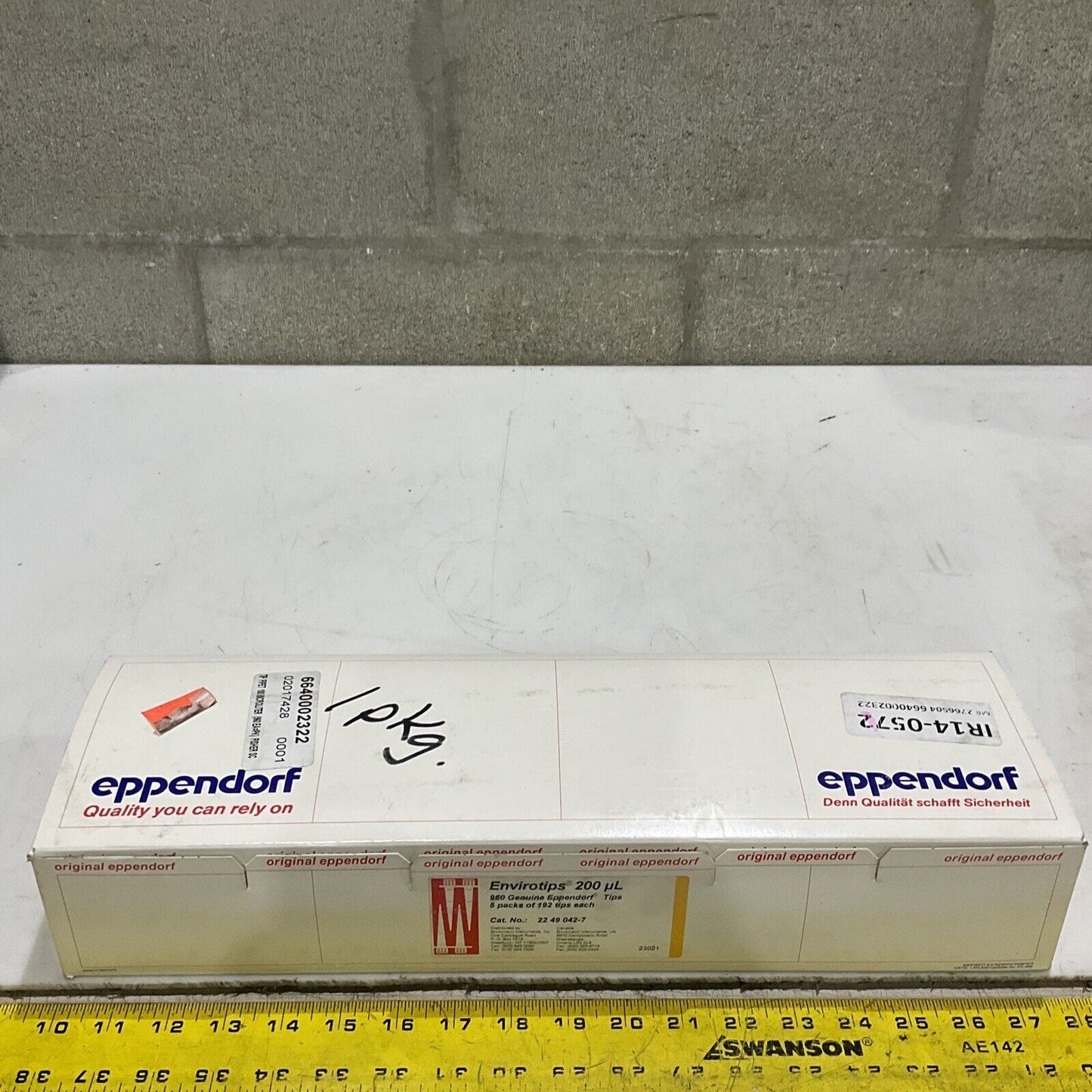 EPPENDORF 22 49 042-7 960 ENVIROTIPS PIPETTE TIPS 100 MICROLITER ￼373