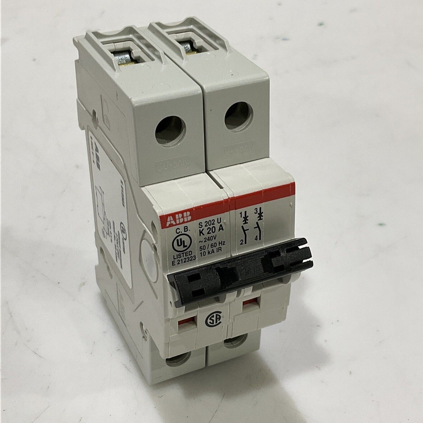 ABB S202U-K20 CIRCUIT BREAKER 2P 60HZ U3S